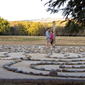 Labyrinth, standing stones
