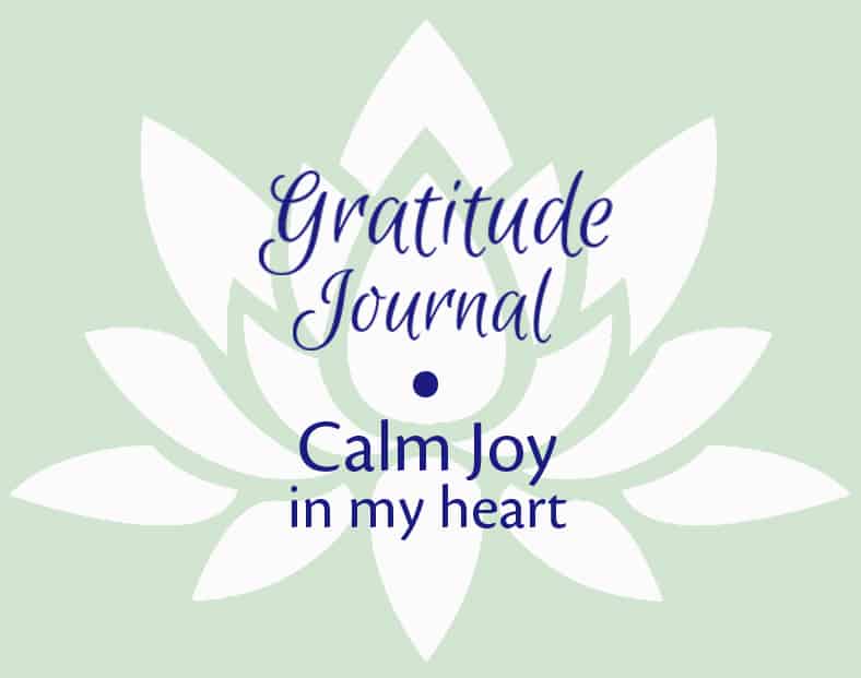 Gratitude Journal • Calm Joy