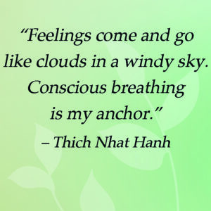 Breathe away feelings
