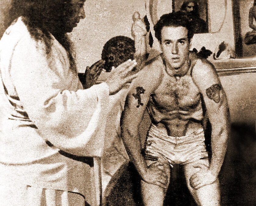 Yogananda teaches Norm Paulsen yoga