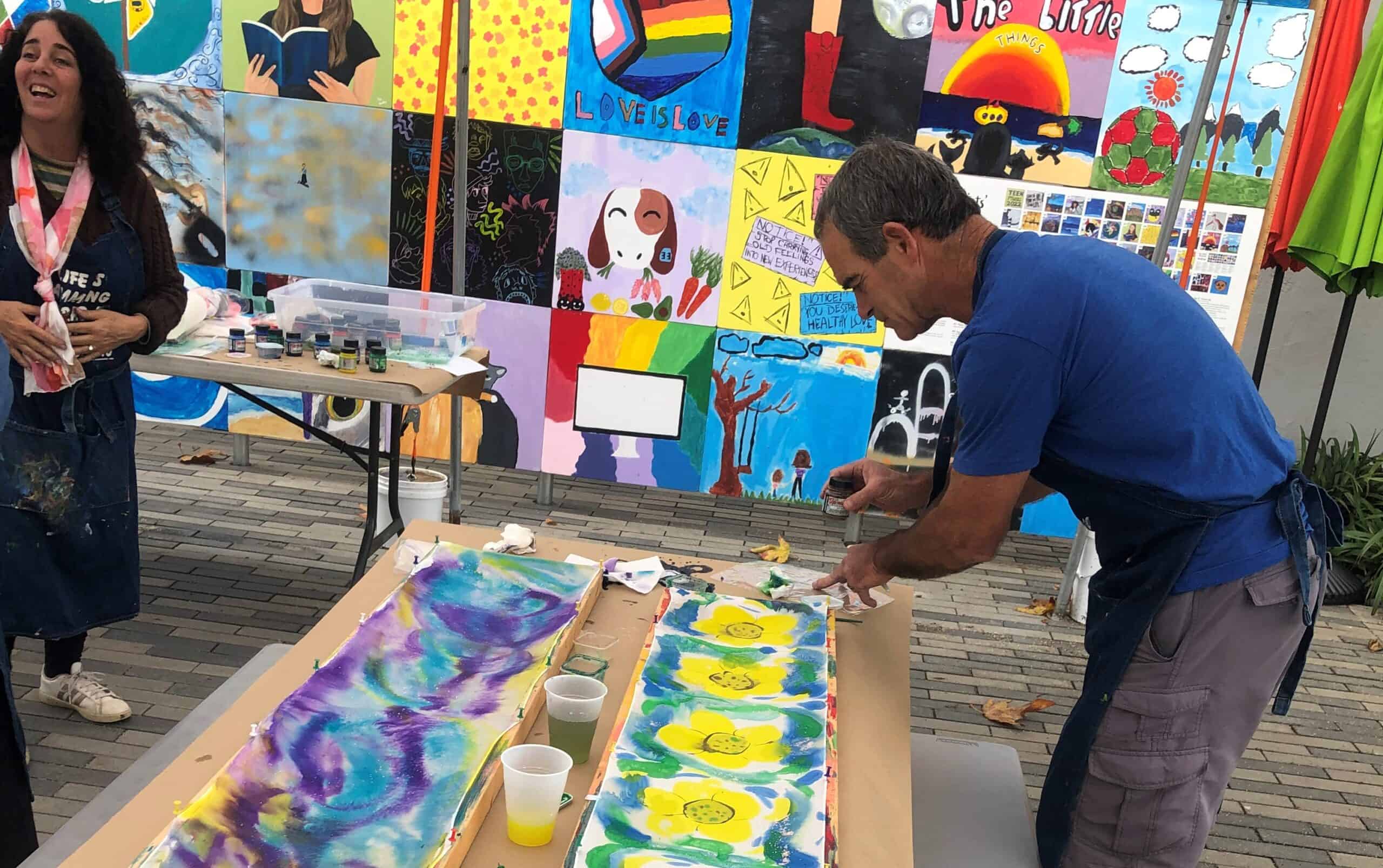 Sunburst Art Series: Silk Scarf Painting