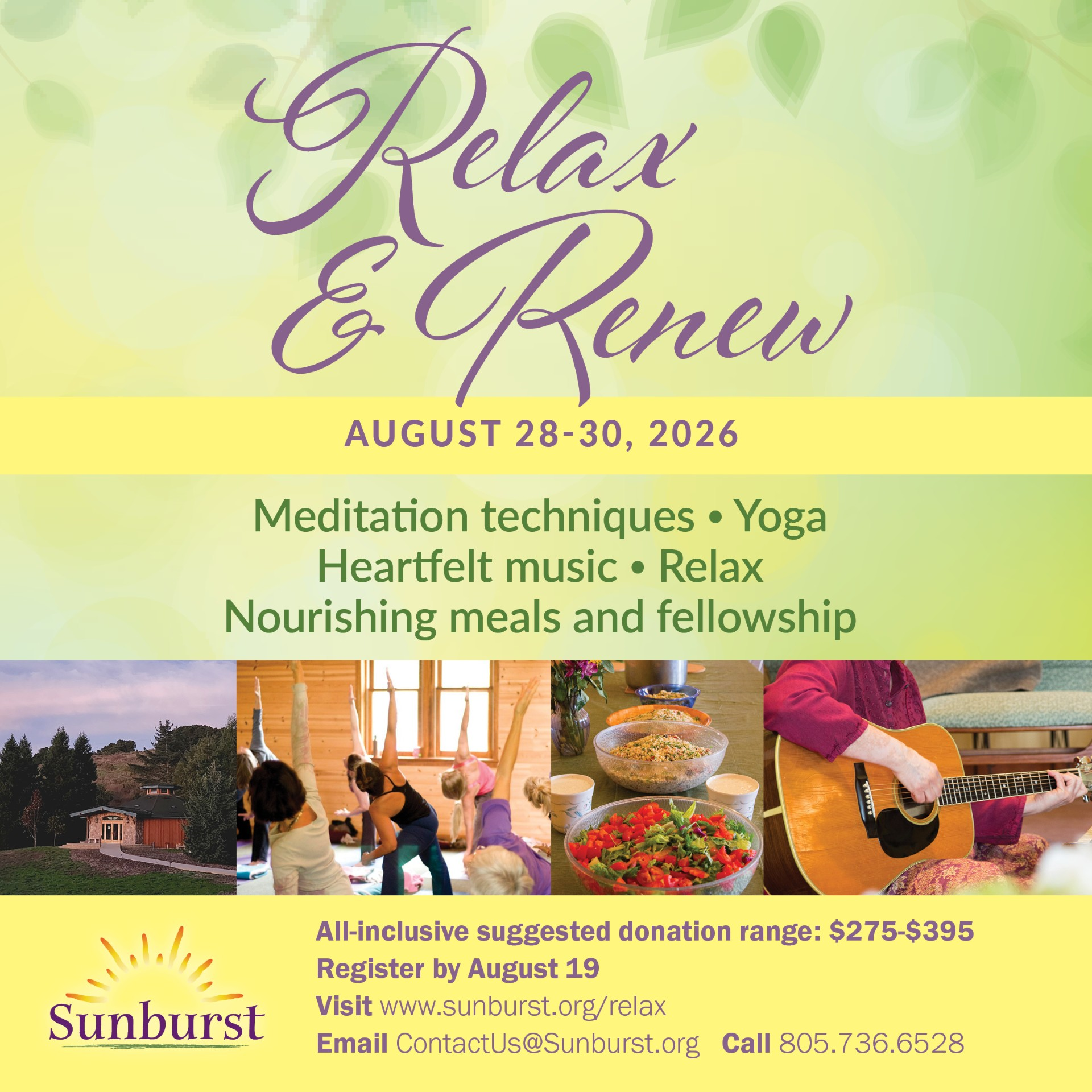 Relax and Renew Retreat